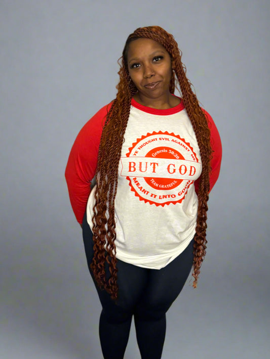 Genesis 50:20 3/4 Sleeve Varsity Shirt